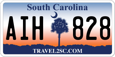 SC license plate AIH828