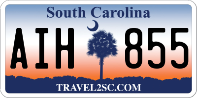 SC license plate AIH855