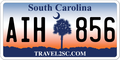 SC license plate AIH856