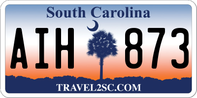 SC license plate AIH873