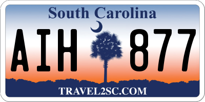 SC license plate AIH877
