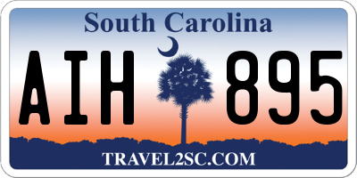 SC license plate AIH895