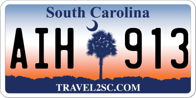 SC license plate AIH913