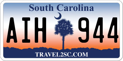 SC license plate AIH944