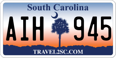 SC license plate AIH945