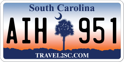 SC license plate AIH951