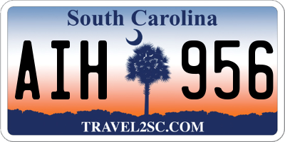 SC license plate AIH956