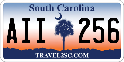 SC license plate AII256