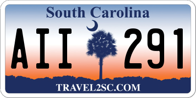 SC license plate AII291