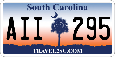 SC license plate AII295