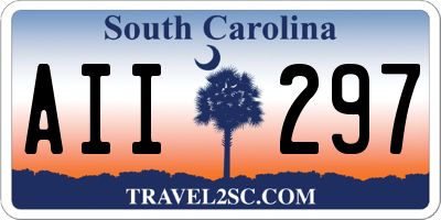 SC license plate AII297
