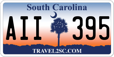 SC license plate AII395