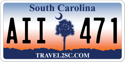 SC license plate AII471