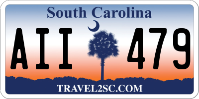 SC license plate AII479