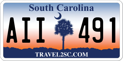 SC license plate AII491