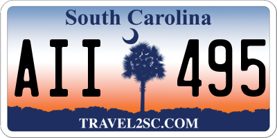 SC license plate AII495