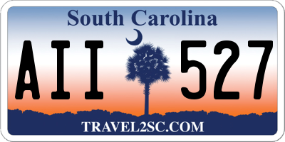 SC license plate AII527