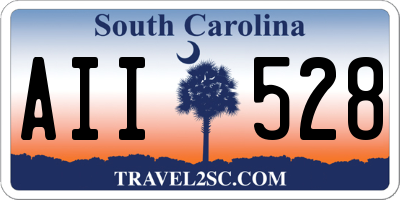 SC license plate AII528