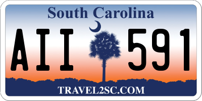 SC license plate AII591