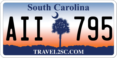 SC license plate AII795