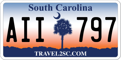 SC license plate AII797