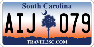 SC license plate AIJ079
