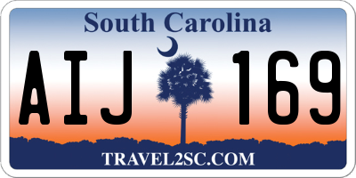 SC license plate AIJ169