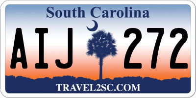 SC license plate AIJ272