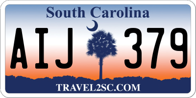 SC license plate AIJ379