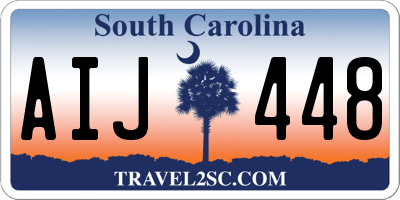 SC license plate AIJ448