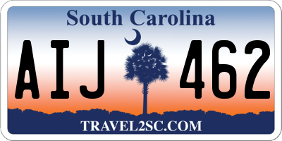 SC license plate AIJ462
