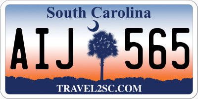 SC license plate AIJ565