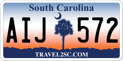 SC license plate AIJ572