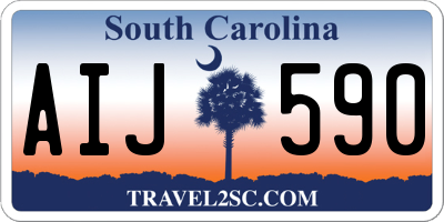 SC license plate AIJ590