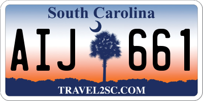 SC license plate AIJ661