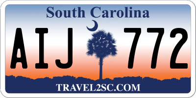 SC license plate AIJ772