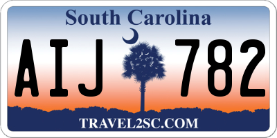 SC license plate AIJ782