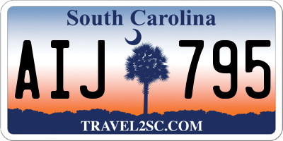 SC license plate AIJ795