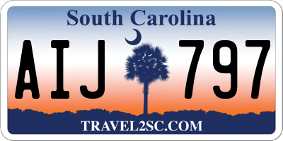 SC license plate AIJ797