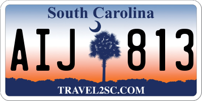 SC license plate AIJ813