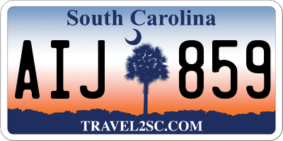 SC license plate AIJ859
