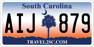 SC license plate AIJ879