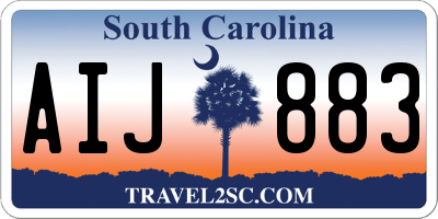SC license plate AIJ883