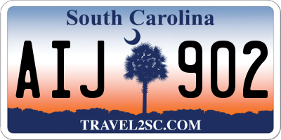 SC license plate AIJ902
