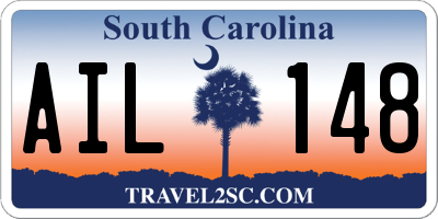 SC license plate AIL148