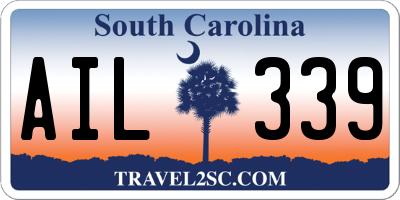 SC license plate AIL339