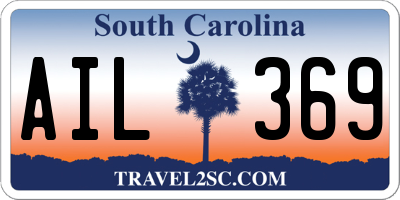 SC license plate AIL369