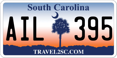 SC license plate AIL395