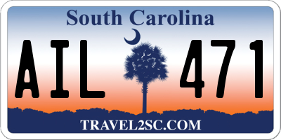 SC license plate AIL471