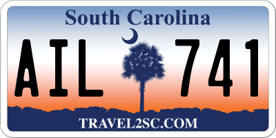 SC license plate AIL741